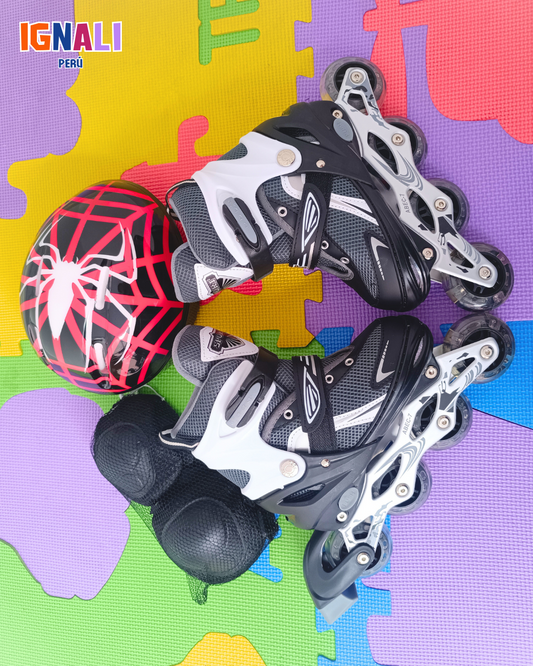 Patikids Abec 7 Black Racer