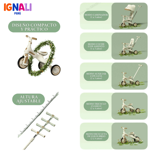 TricyMax 5 en 1 Rosado Vainilla