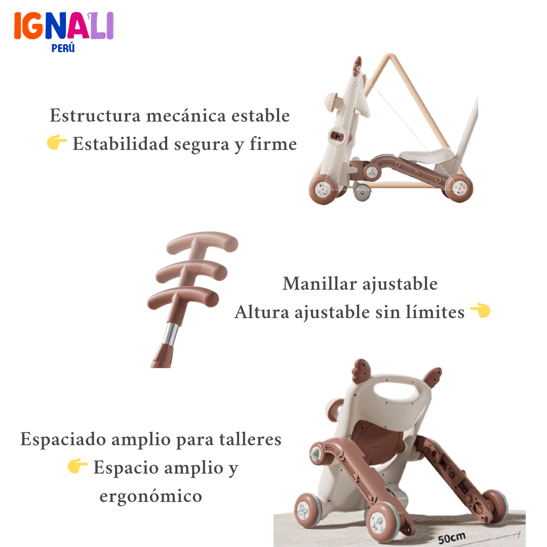 WalkiBot 5 en 1 Marrón Miel