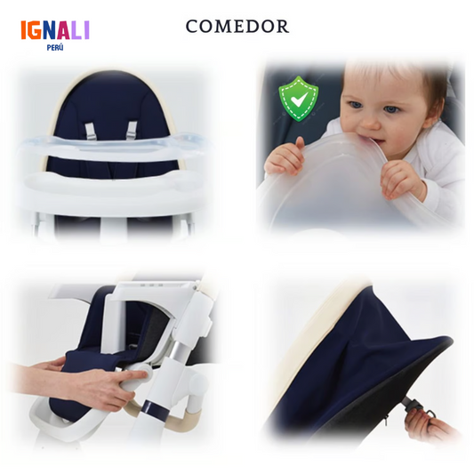 Silla de Comer 4 en 1 Premium Verde