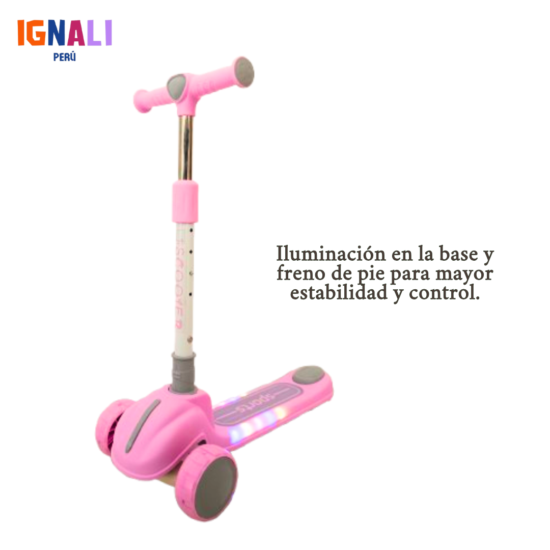 Scooter Lite 1.0 Rosa Algodón