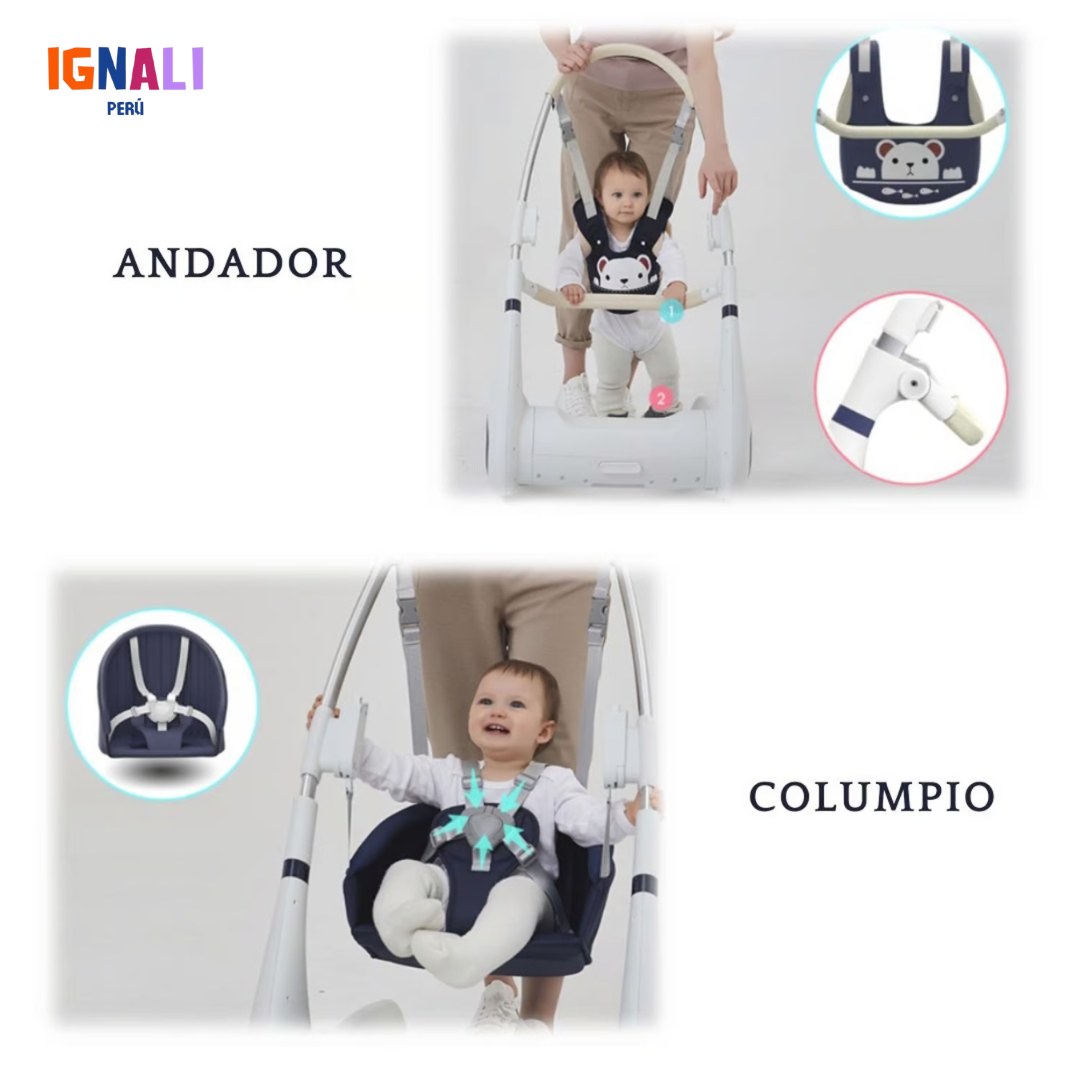 Silla de Comer 4 en 1 Premium Verde
