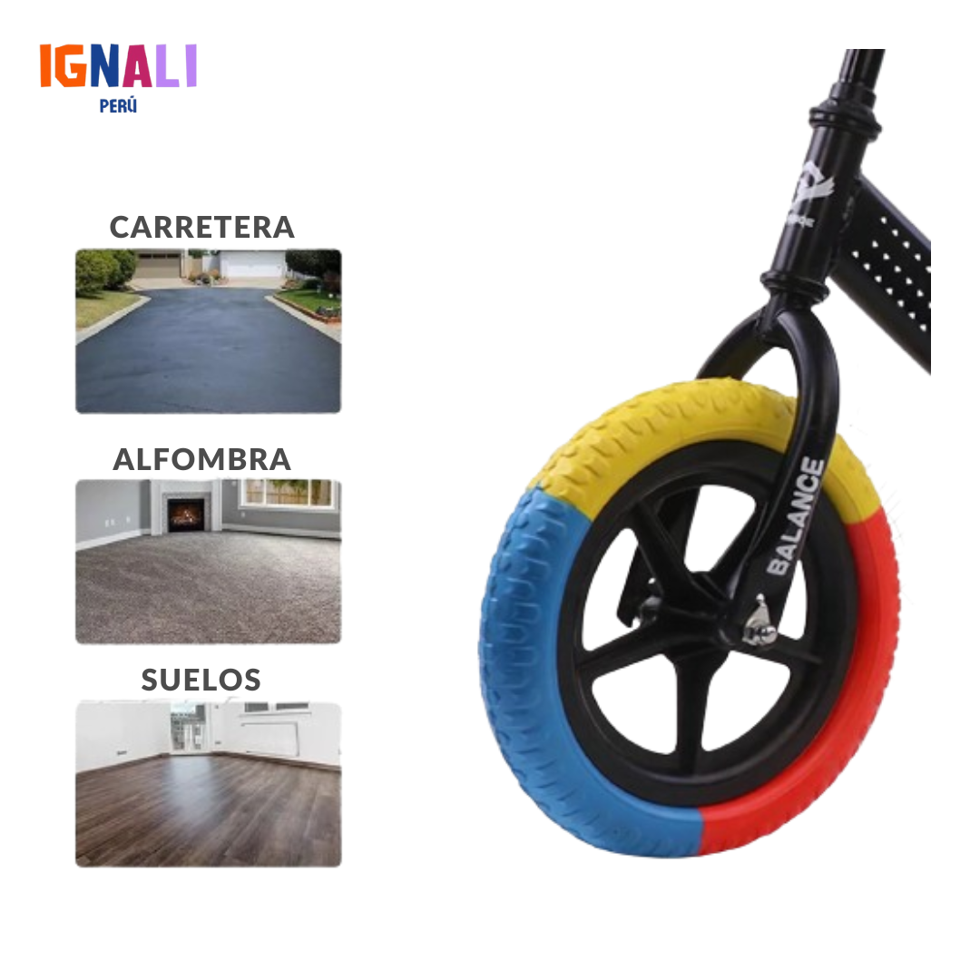 Bicicleta de equilibrio lite Roja