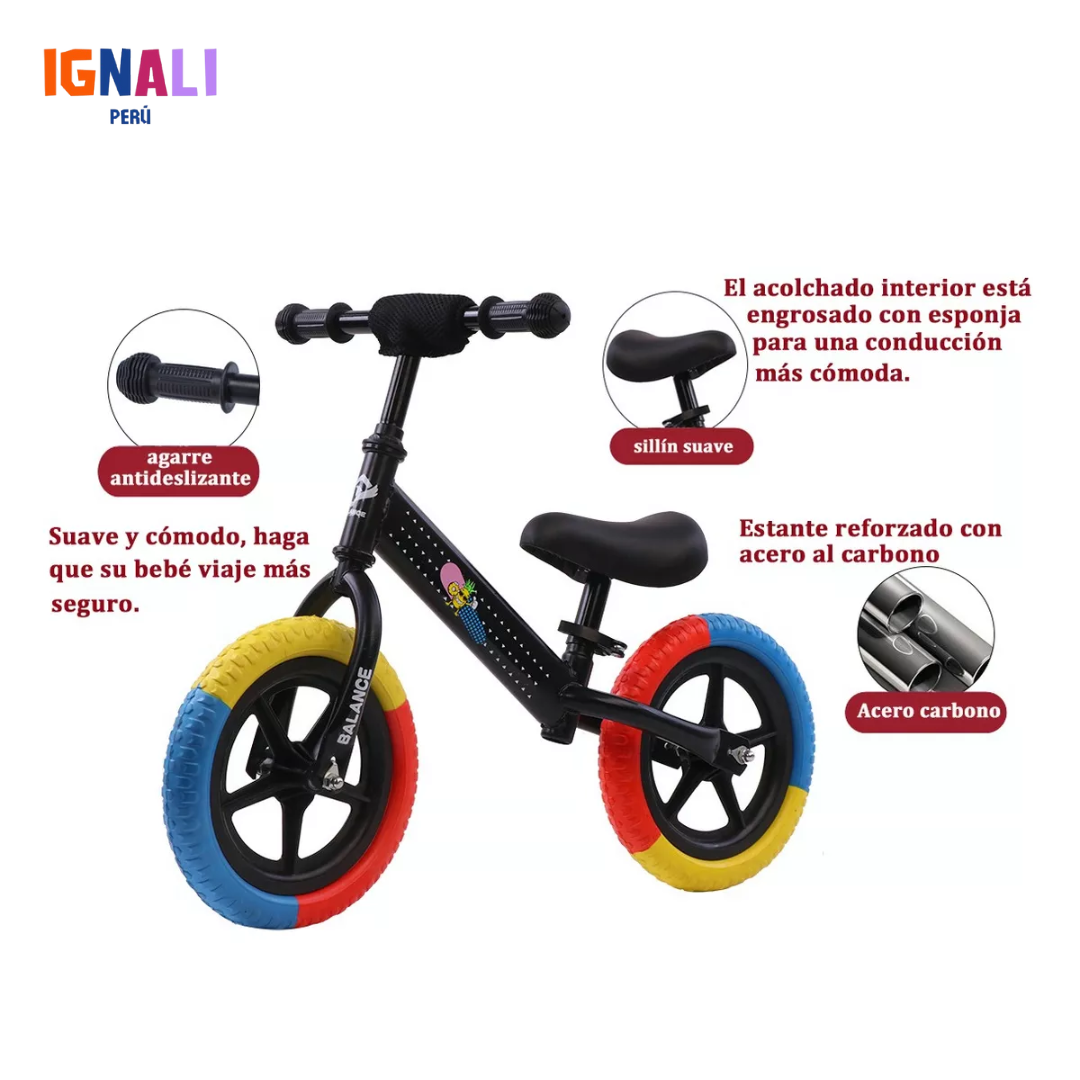 Bicicleta de equilibrio lite Roja