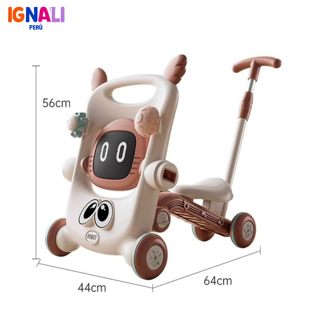 WalkiBot 5 en 1 Marrón Miel