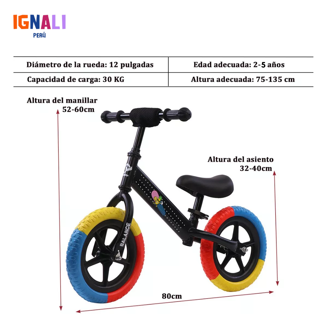 Bicicleta de equilibrio lite Roja