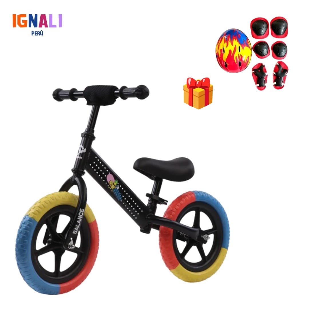 Bicicleta de equilibrio lite Negra