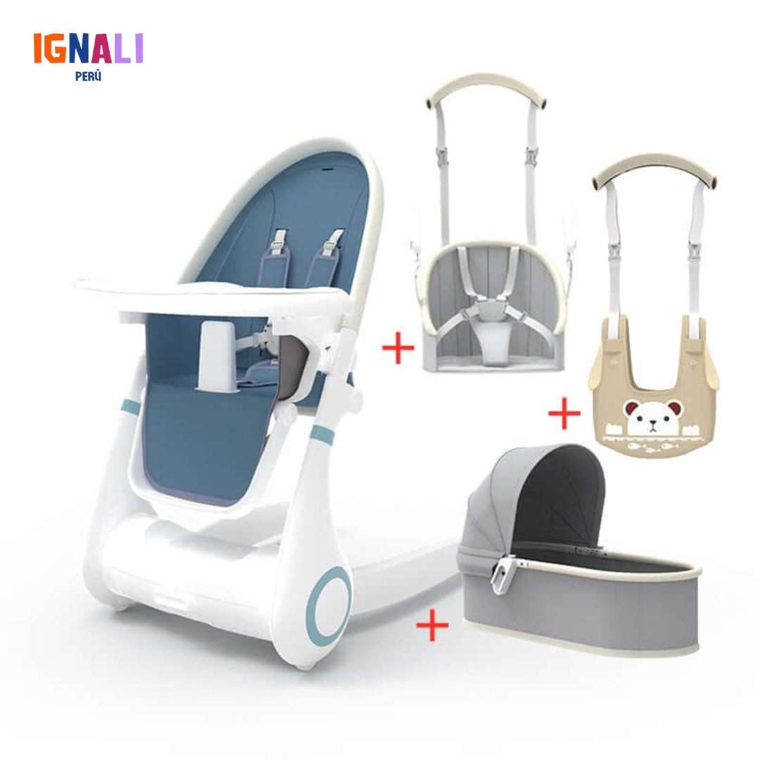 Silla de Comer 4 en 1 Premium Verde