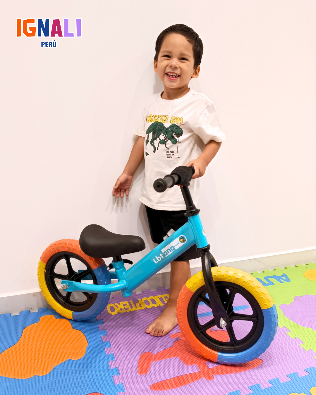 Bicicleta de equilibrio lite Celeste