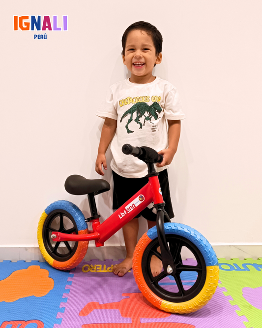 Bicicleta de equilibrio lite Roja