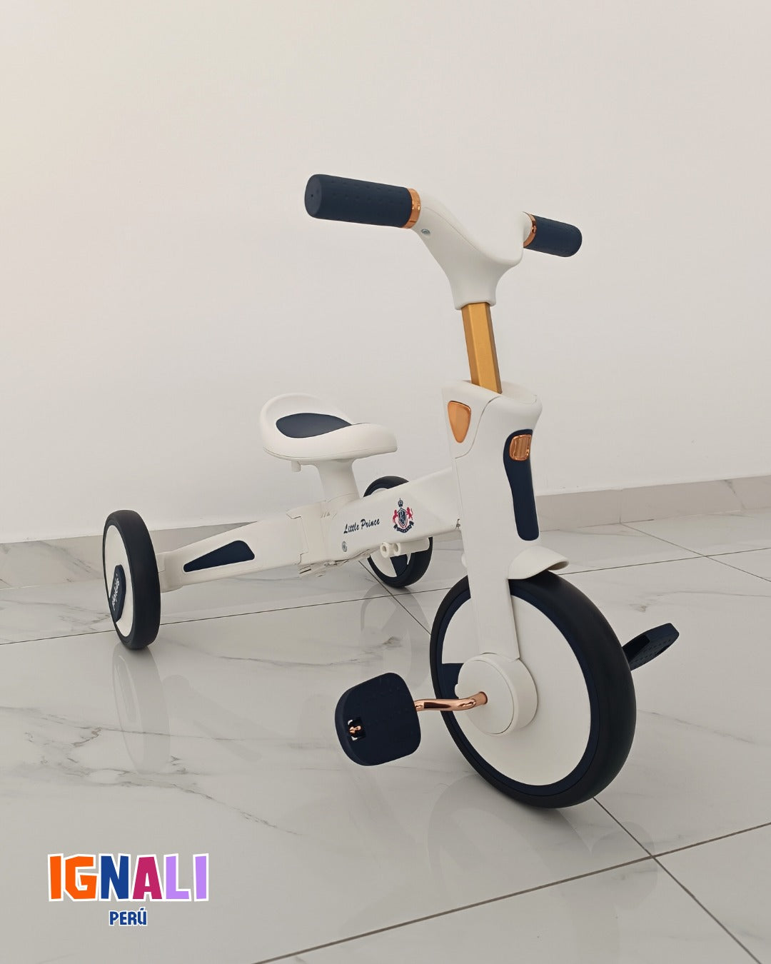 Triciclo 4 en 1 Premium Azul