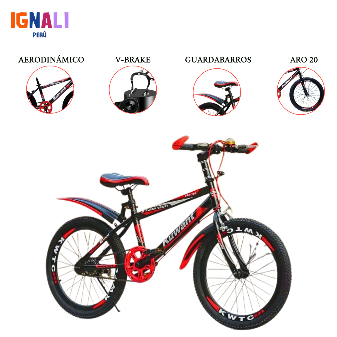 Bicicleta NITRO 20 Rojo Fuego