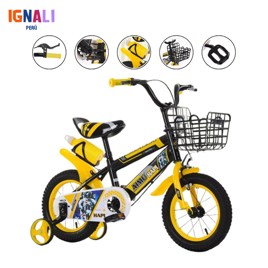 Bicicleta EVO 16 Amarillo Eclipse