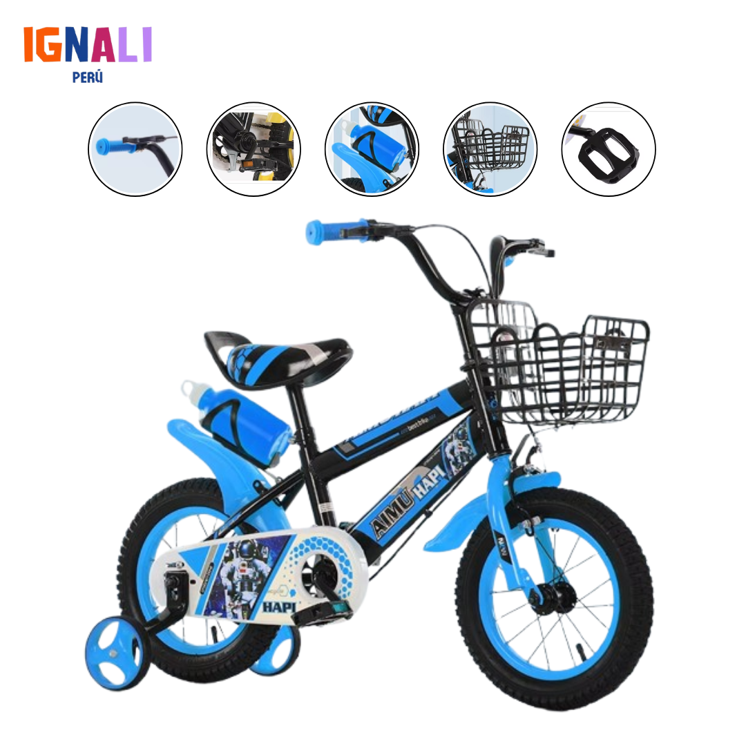 Bicicleta EVO 16 Azul Cósmico