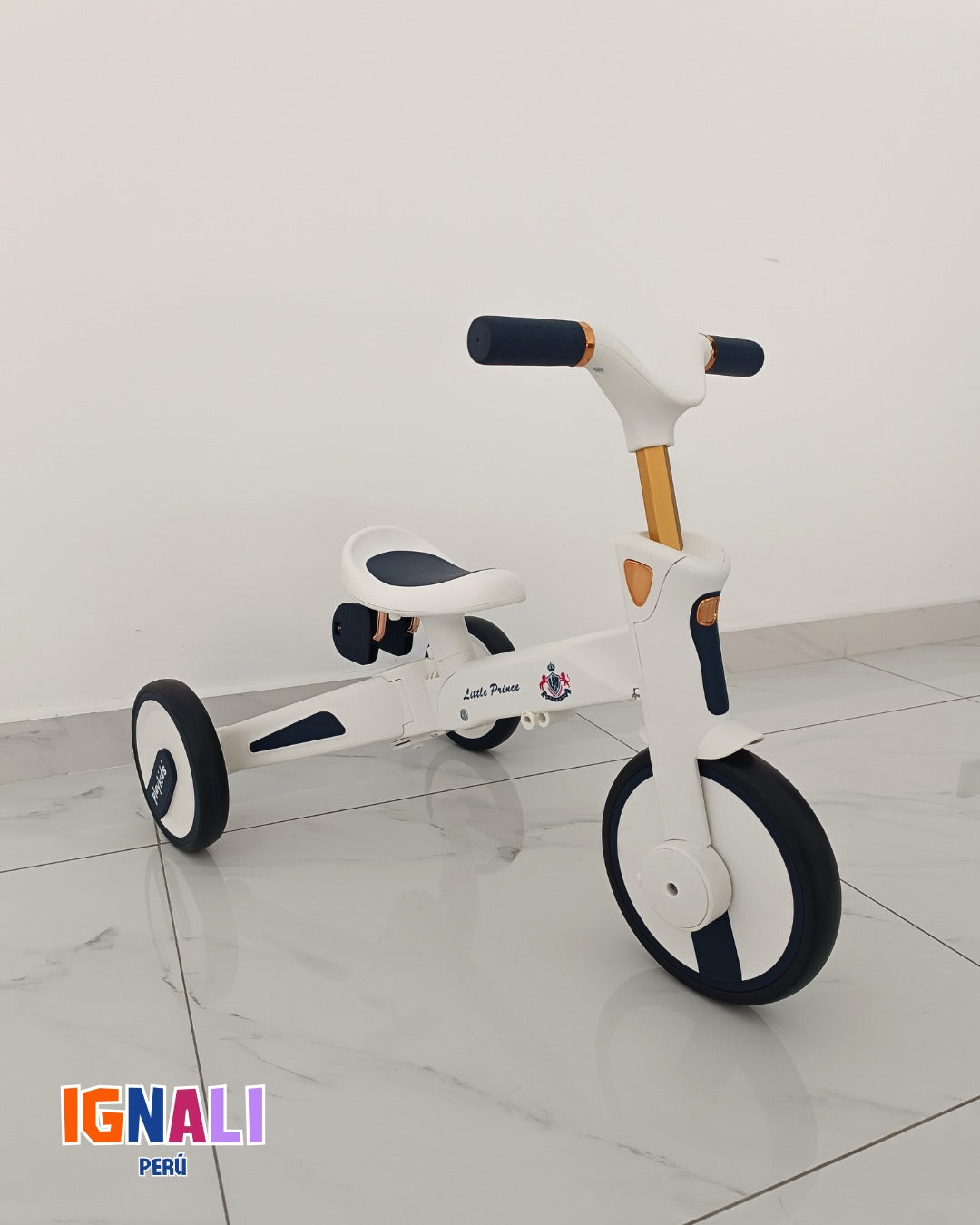Triciclo 4 en 1 Premium Azul