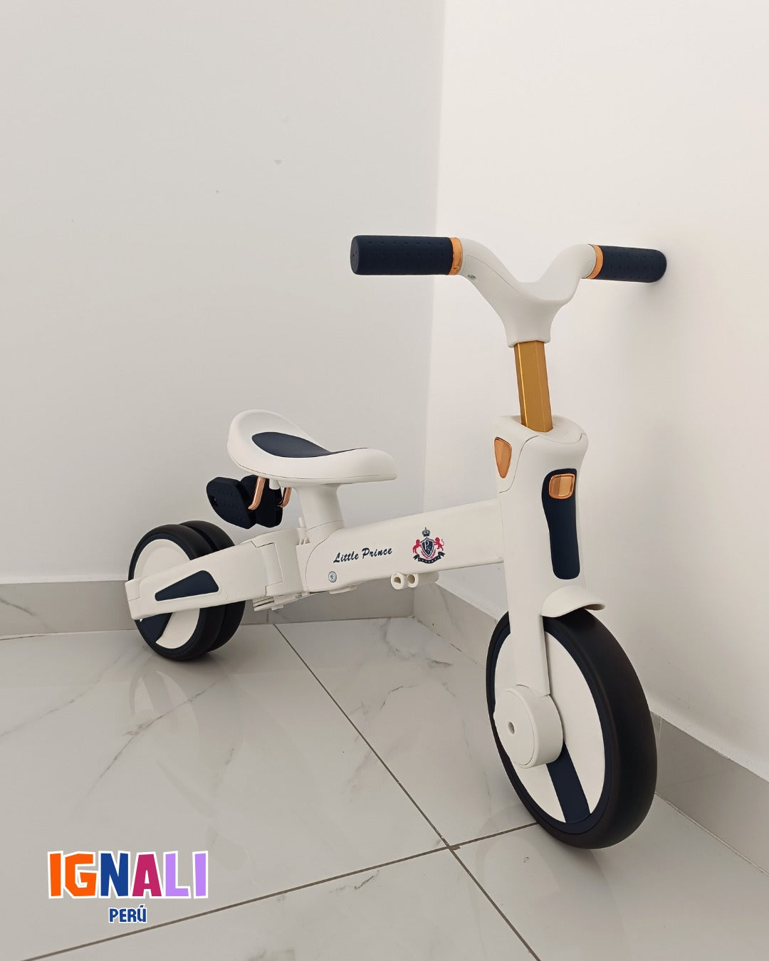 Triciclo 4 en 1 Premium Azul