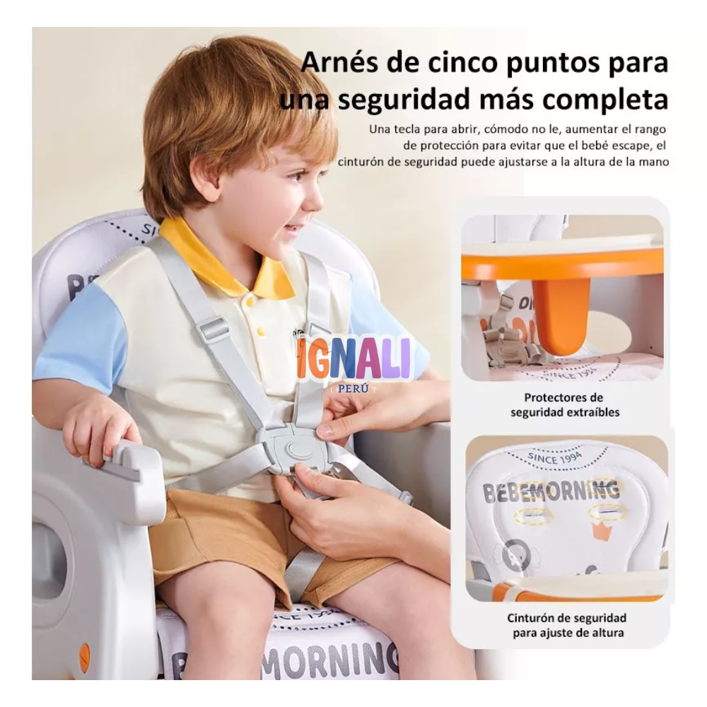 Comedor 5 en 1 Flexibebé Azul