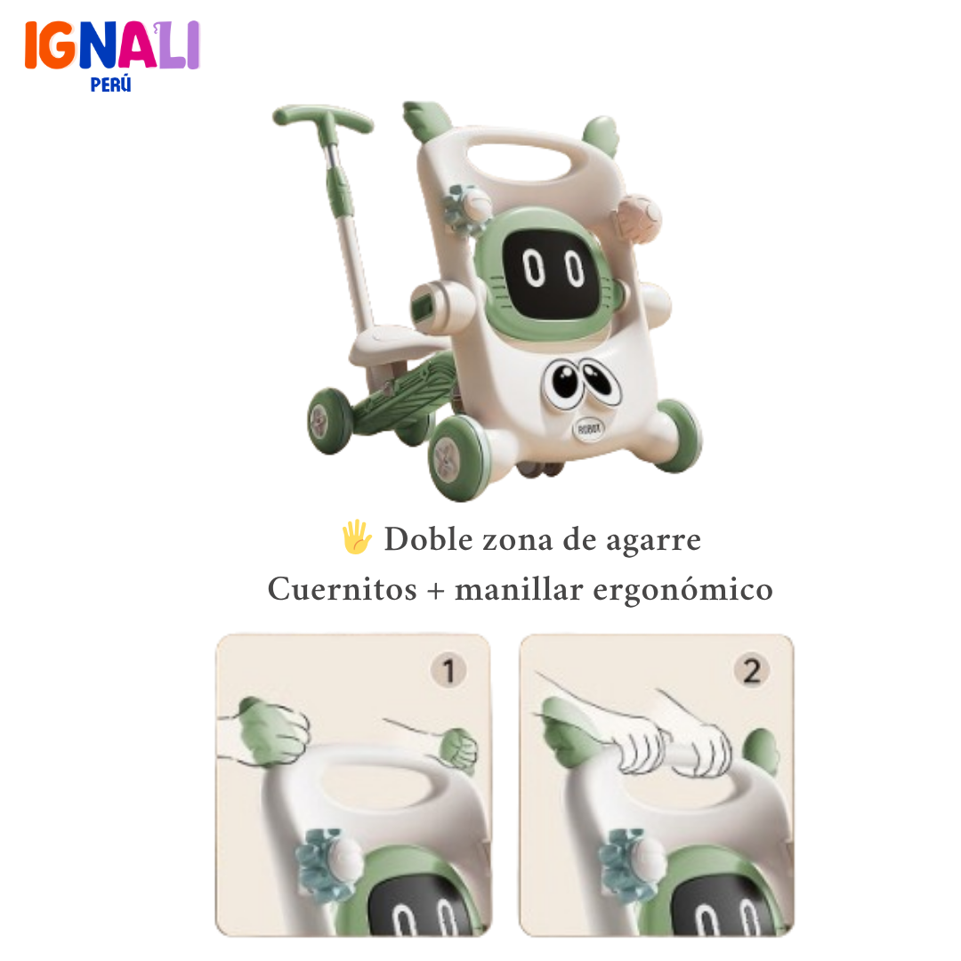 WalkiBot 5 en 1 Verde Bosque