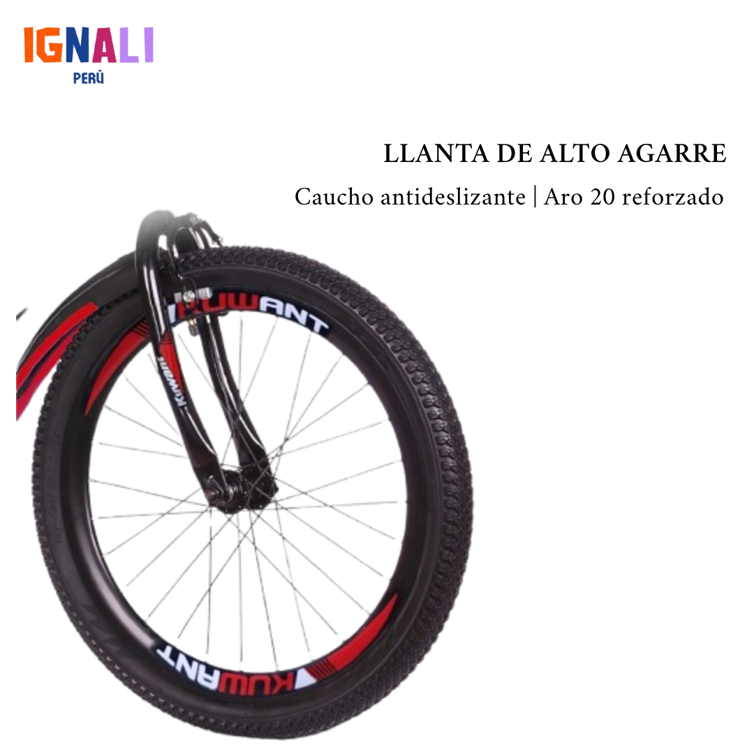 Bicicleta NITRO 20 Azul Neón