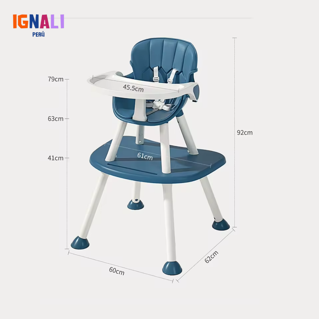 Silla de Comer 3 en 1 BebéFlex