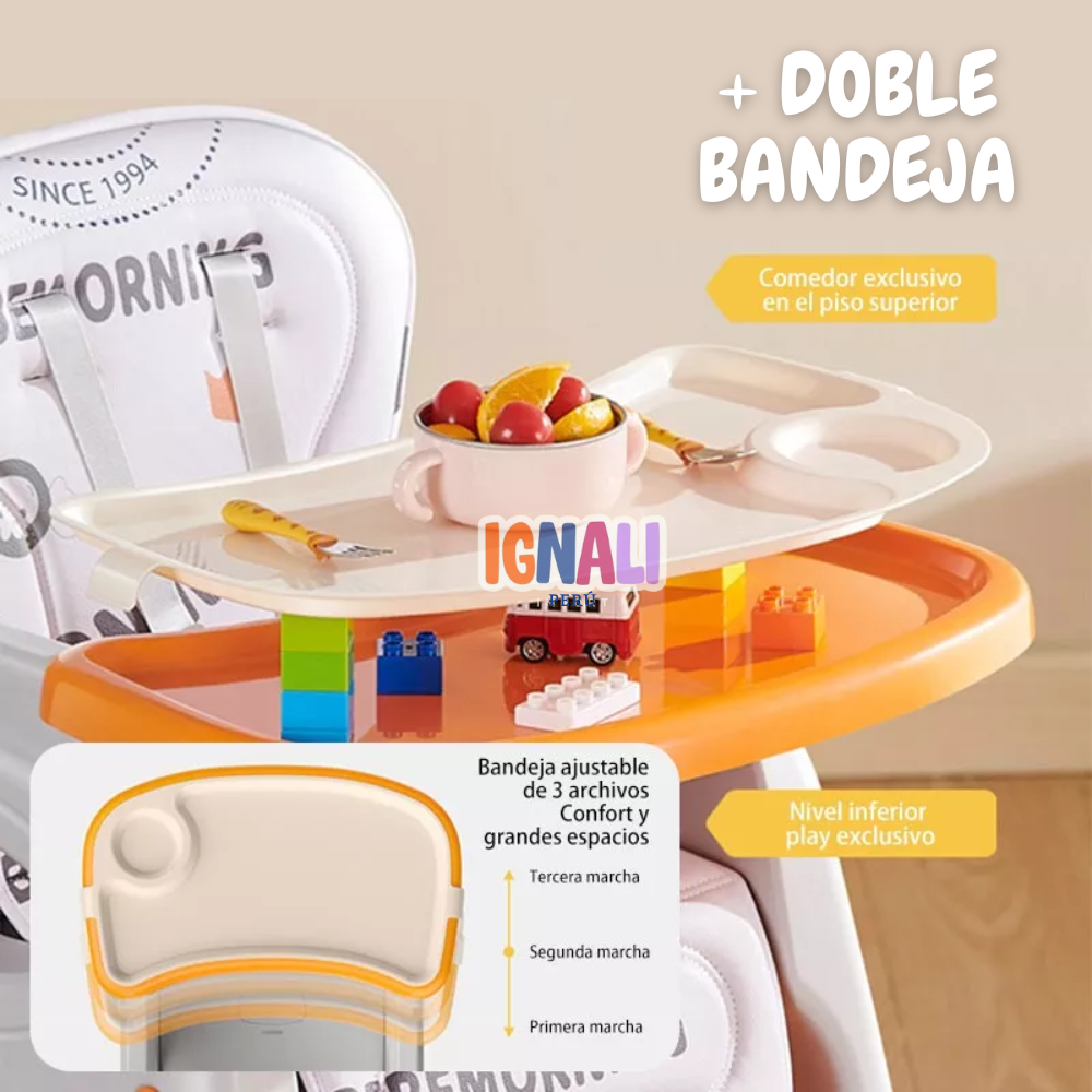 Comedor 5 en 1 Flexibebé Azul