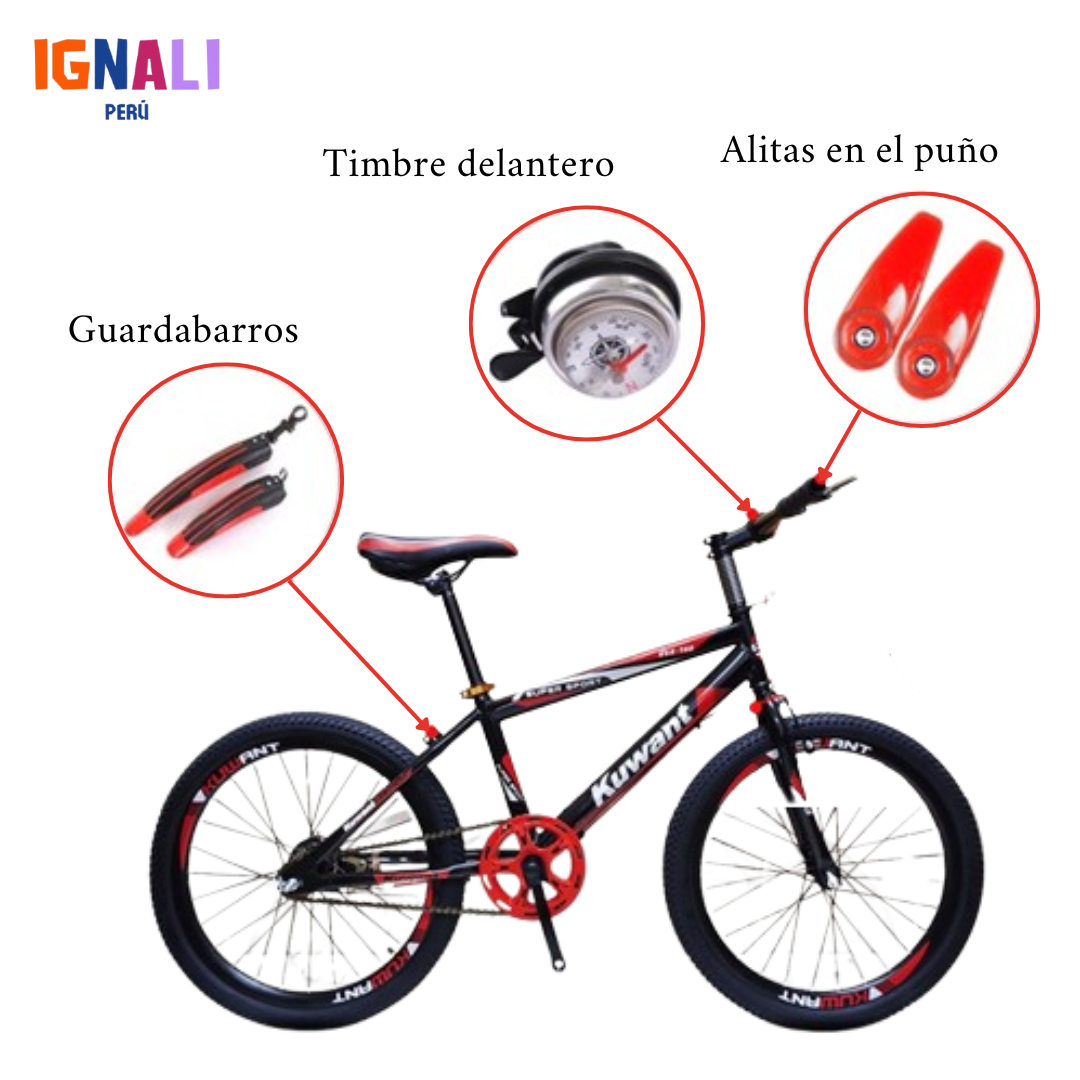 Bicicleta NITRO 20 Azul Neón
