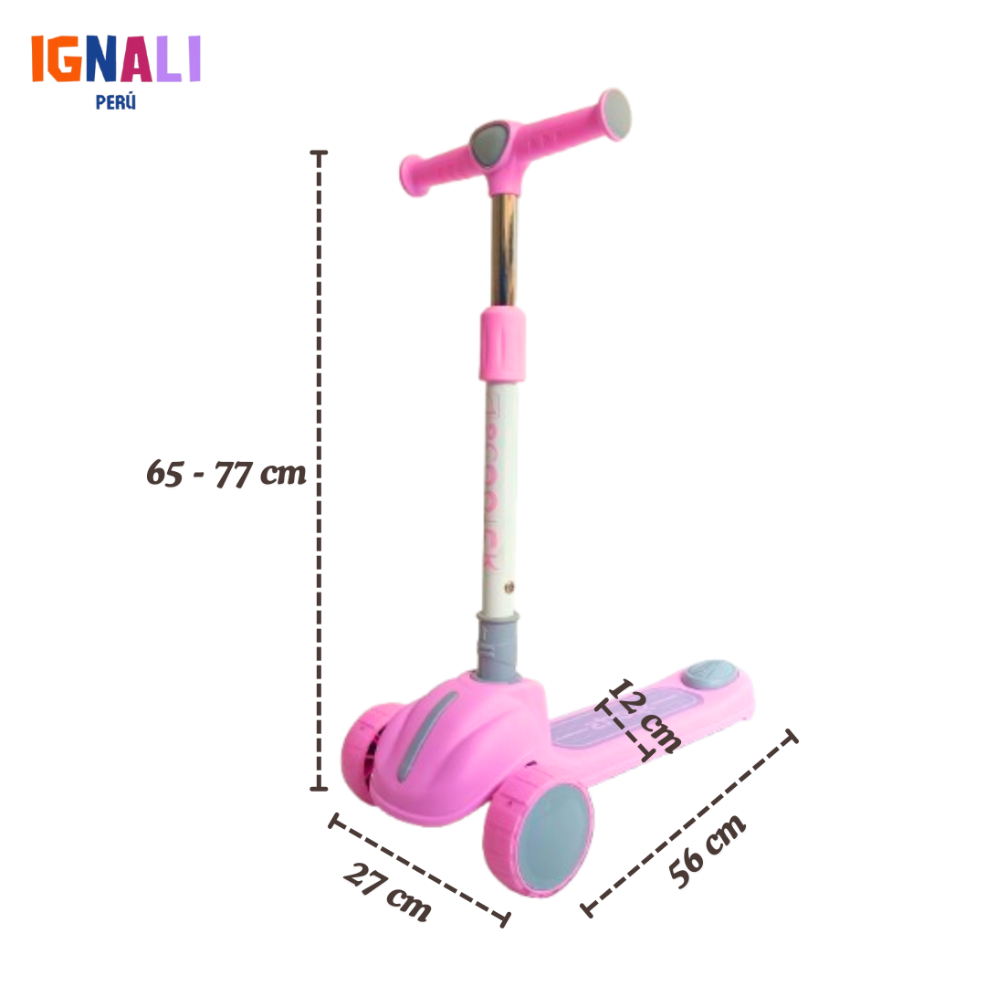 Scooter Lite 1.0 Rosa Algodón
