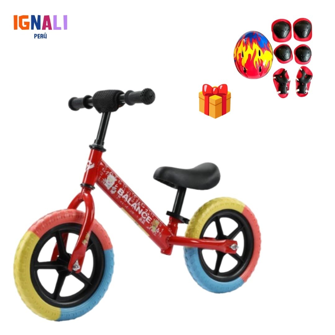 Bicicleta de equilibrio lite Roja
