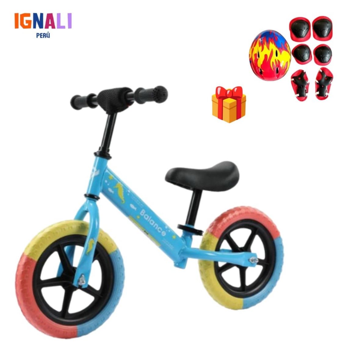 Bicicleta de equilibrio lite Celeste