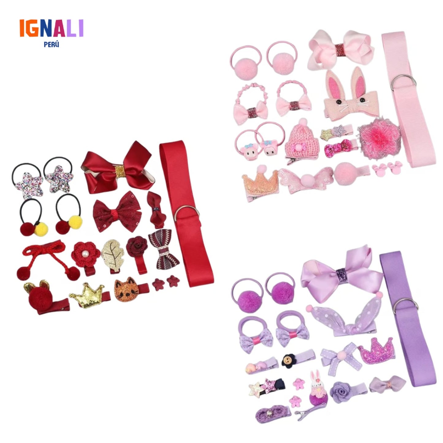 Triset de Accesorios para Niñas